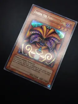 YUGIOH 2003 | EXODIA THE FORBIDDEN ONE | LOB-E101 | OLD PRINT | VG - EXCELLENT - Image 3