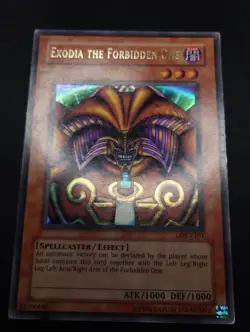 YUGIOH 2003 | EXODIA THE FORBIDDEN ONE | LOB-E101 | OLD PRINT | VG - EXCELLENT - Image 5