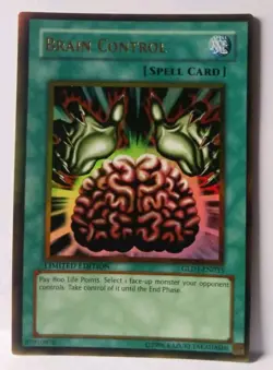 Brain Control *Gold Rare* Limited Ed [GLD1-EN033] Yu-Gi-Oh - Image 1