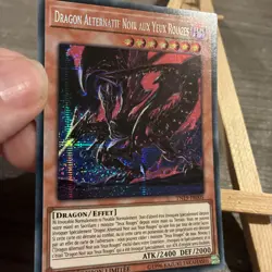 CARTE Yu Gi Oh DRAGON ALTERNATIF NOIR AUX YEUX ROUGES TN19-FR005 - Image 3