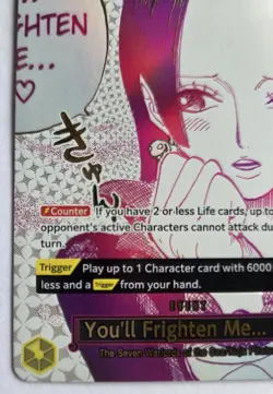 One Piece OPTCG English You'll Frighten Me...Event Parallel OP14-118 R* NM READ! - Image 4