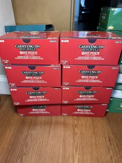 One Piece Carrying On His Will Booster Box OP-13 English *Empty* box only x8 - Image 1