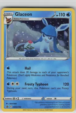 Glaceon Promo SWSH: Sword & Shield Promo Cards SWSH192 LP-NM - Image 1