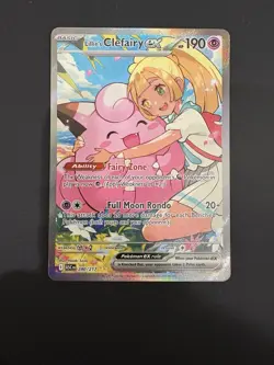 Lillie’s Clefairy SIR Ascended Heroes Pokemon Card Near Mint NM Pack Fresh - Image 1