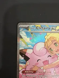 Lillie’s Clefairy SIR Ascended Heroes Pokemon Card Near Mint NM Pack Fresh - Image 2