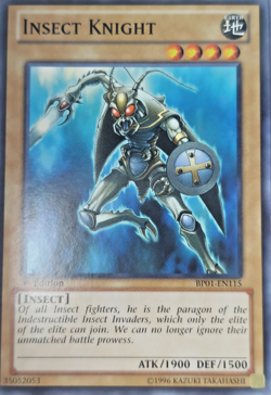 Yugioh BP01-EN115 Insect Knight Card Game 1st Ed. TCG CCG - Image 1