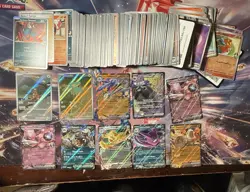 Pokemon Destined Rivals Bulk Lot 1+ Pounds of Cards Commons Reverse Holos - Image 1