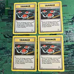 Pokemon Center 114/130 Base Set 2 Trainer Pokemon Card WOTC Vintage 4 - Image 1