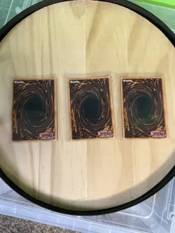 Egyptian God Cards Set Obelisk Slifer Winged Ra NM YuGiOh RA03 Platinum Secret - Image 2
