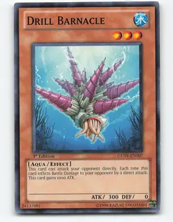 Drill Barnacle #GENF-EN007 1st Edition Yugioh Card - Image 1