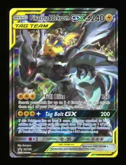 Pikachu & Zekrom GX - SM168 - Black Star Promo - Alternate Art - Pokemon Card - Image 4