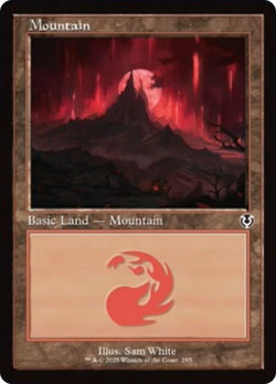 Mountain (295) (Retro Frame) [Innistrad Remastered] Magic MTG - Image 1