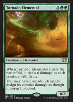 x1 Tornado Elemental R MTG Commander 2014 M/NM, English - Image 1