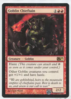 Magic 2010 (M10) #139 Goblin Chieftain - Image 1