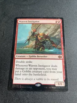 Warren Instigator Duel Decks: Merfolk vs. Goblins Foil - Image 1