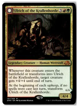 MTG Ulrich of the Krallenhorde - Eldritch Moon Moderately Played English - Image 1
