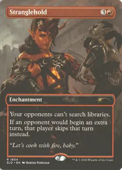 MTG Stranglehold (1804) *Non-Foil* Borderless Secret Lair: Karlach's Rage MT/NM - Image 1