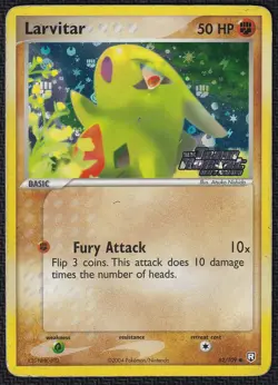 Pokemon Larvitar 62/109 Reverse Holo EX Team Rocket Returns - Image 1