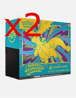 Pokemon TCG: Mega Evolution Ascended Heroes Pokemon Center ETB x2 - PRESALE - Image 1