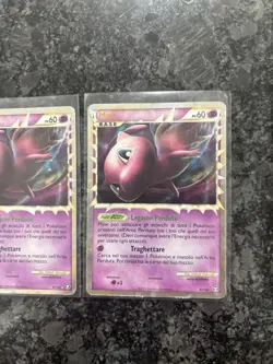 2x Lot Pokemon HeartGold & SoulSilver Triumphant Mew Prime ITALIAN #97/102 - Image 3