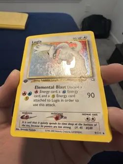 Pokemon Neo Genesis 1st Edition Lugia Card 9/111 Holo Rare WOTC TCG - Image 5