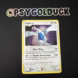 Pokemon TCG Lugia Secret Wonders Holo Card 14/132 Rare A3 - Image 1