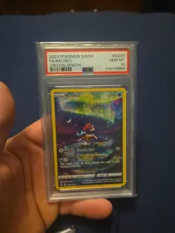 Pokemon Keldeo Crown Zenith Galarian Gallery Holo #GG07 PSA 10 Gem Mint - Image 2