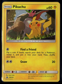 Pikachu SM234 Holographic Black Star Promo Pokemon TCG Near Mint - Image 1