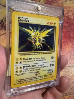 Zapdos Holo Fossil Set | Vintage WOTC Pokemon | Legendary Bird - Image 1