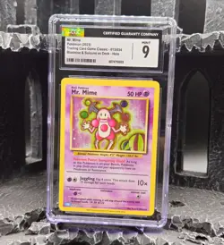 Pokemon TCG Mr. Mime 013/034 CLB Trading Card Game Classic Holo - CGC 9 - Image 1