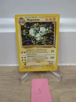 Pokemon TCG Magneton 26/62 Fossil Unlimited Rare - Image 1