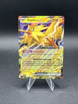 Holo Zapdos ex - 145/165 Double Rare Scarlet & Violet 151 Pokemon TCG - Image 1