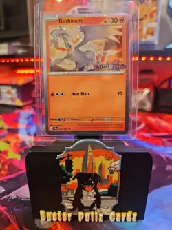 Pokemon TCG: Reshiram (022/142) Stellar Crown Stamped Promo (Cosmos Holo) - Image 1