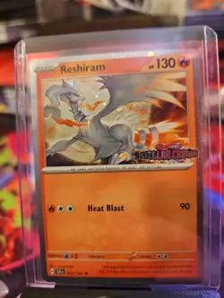Pokemon TCG: Reshiram (022/142) Stellar Crown Stamped Promo (Cosmos Holo) - Image 3
