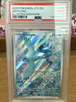 Pokemon TCG Articuno 161/159 Illustration Rare Journey Together PSA 9 Mint - Image 1
