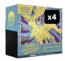 Pokemon TCG: Mega Evolution Ascended Heroes Pokemon Center ETB x4 SHIPPING 2/20 - Image 1