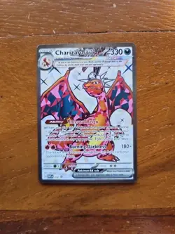 Charizard ex SVP056 Black Star Holo Promo Pokemon TCG Full Art - Image 3
