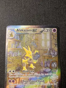 Pokemon Alakazam ex 201/165 Scarlet & Violet 151 Special Illustration Rare EX - Image 2