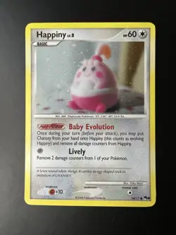 Pokemon POP Series 8 HAPPINY 14/17 Promo Holo LP/MP - Image 1