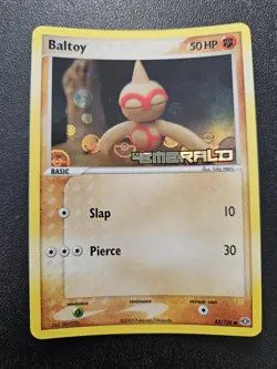 Pokemon EX Emerald Baltoy Stamped Reverse Holo 43/106 NEAR MINT - Image 1