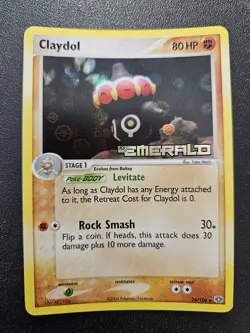 Pokemon EX Emerald Claydol Stamped Reverse Holo 24/106 NEAR MINT - Image 1