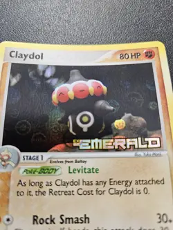Pokemon EX Emerald Claydol Stamped Reverse Holo 24/106 NEAR MINT - Image 2