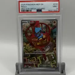 Pokemon Riolu Promo Holo PSA 9 Me: Mega Evolution Promo 010 2025 - Image 1