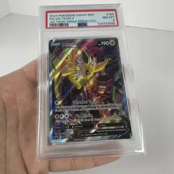 Pokemon 2021 Jolteon V SWSH183 Full Art VMAX Premium Collection Promo PSA 8 - Image 5