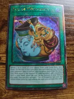 YUGIOH- Pot of Prosperity - RA01-EN066 - Quarter Century Secret Rare - 1st Ed - Image 1