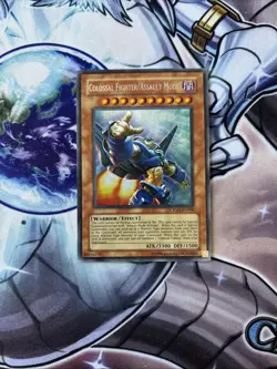 Yugioh Colossal Fighter/Assault Mode CRMS-EN000 Secret Rare Unlimited VLP (WNU) - Image 1