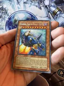 Yugioh Colossal Fighter/Assault Mode CRMS-EN000 Secret Rare Unlimited VLP (WNU) - Image 2