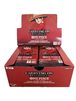 One Piece Card Game – Carrying On His Will unsealed Box 24 packs - Image 1