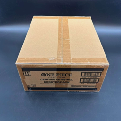 2025 One Piece English Carrying On His Will OP13 Factory Sealed Booster Box Case - Image 2