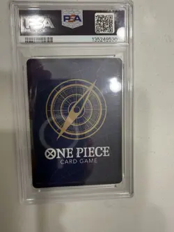 Bandai Monkey D. Luffy OP05-119 Secret Rare Foil SP PSA 9 A Fist of Divine Speed - Image 2